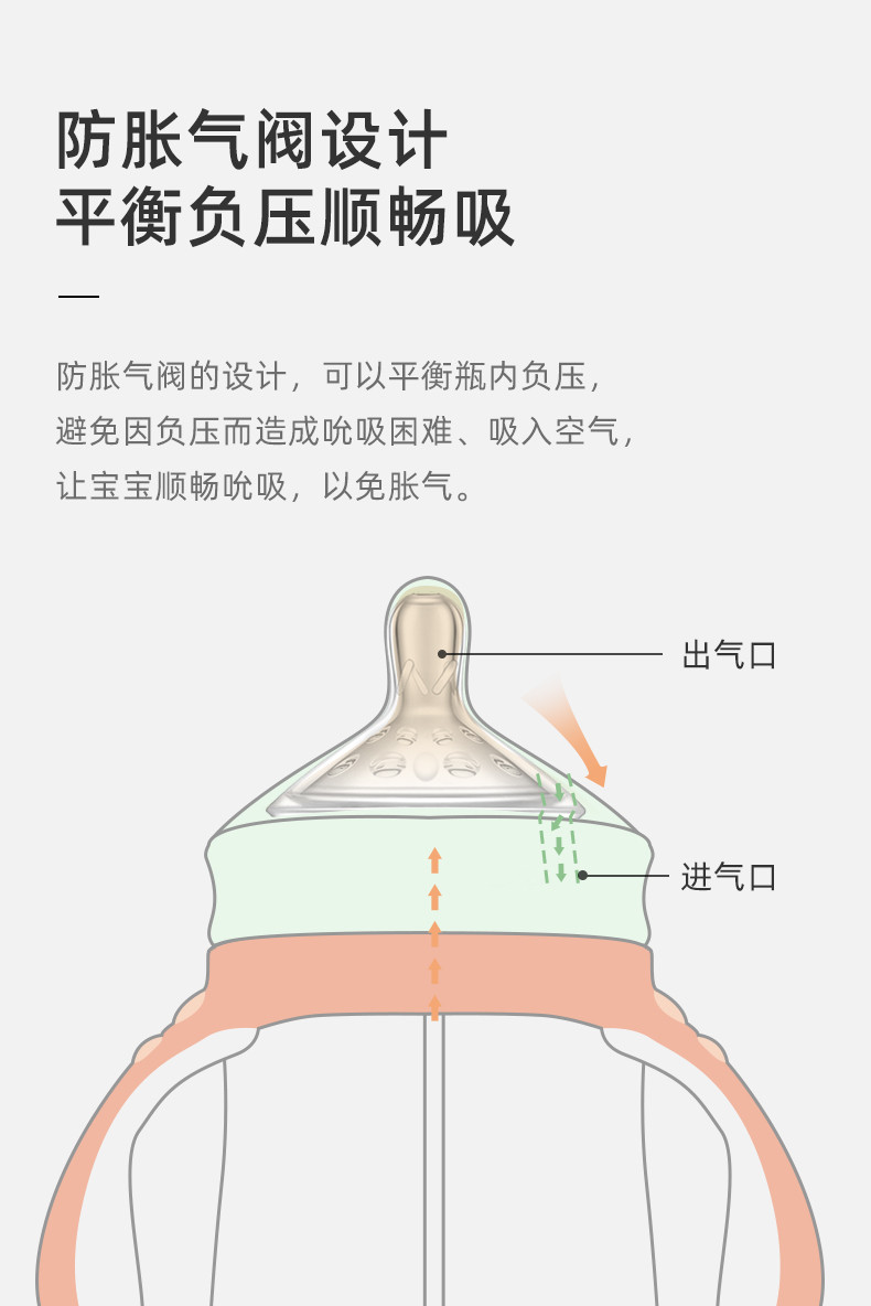 十月结晶 婴儿奶瓶PPSU新生儿宽口径带吸管手柄300ml SH815