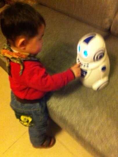 优教小通 二代 儿童早教机器人 智能对话 声控 益智故事机 宝宝玩具