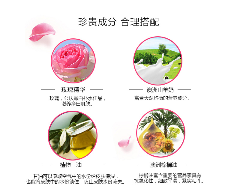 【特惠】澳洲进口喜运亨羊奶手工香皂（原味+木瓜+薰衣草+玫瑰）100g*4