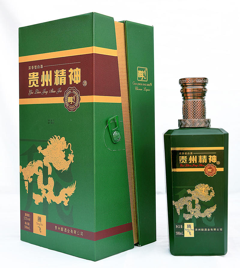 贵州醇52度贵州精神腾飞500mL