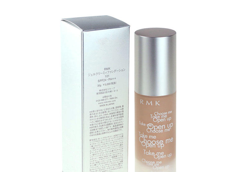 RMK Gel Creamy Foundation 水凝柔光粉底霜 202#红润白