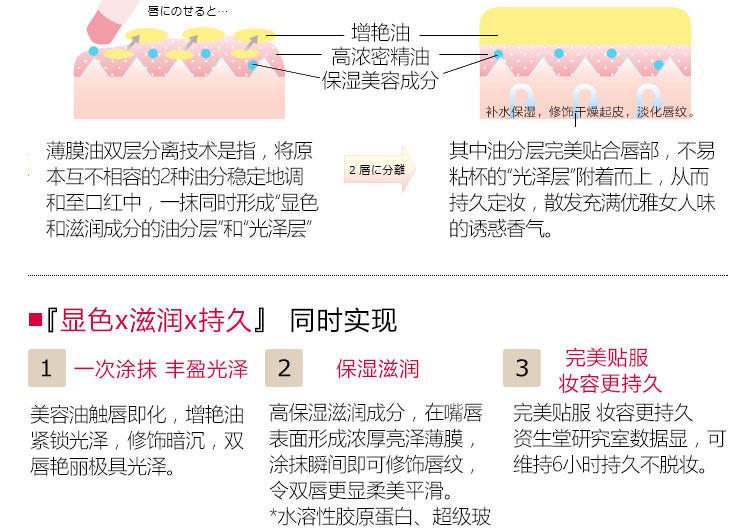 资生堂MAQuillAGE 我的心机高保湿唇彩RS547优雅玫瑰