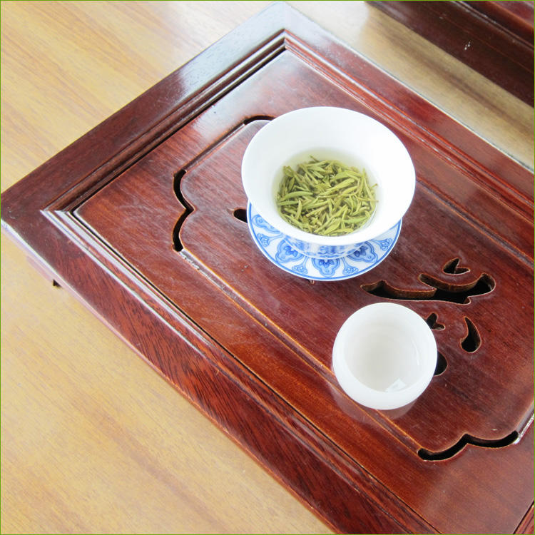 新茶叶春茶 特级毛尖嫩芽芽茶 高山有机绿茶 龙峰王高档礼盒装