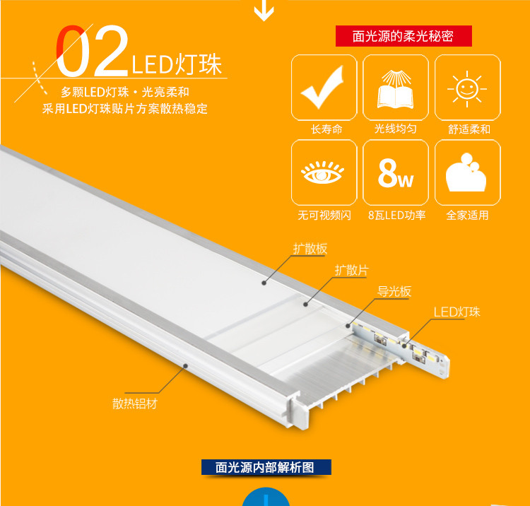 好视力 学生学习可触摸调光调色 LED护眼台灯 TG905-BU