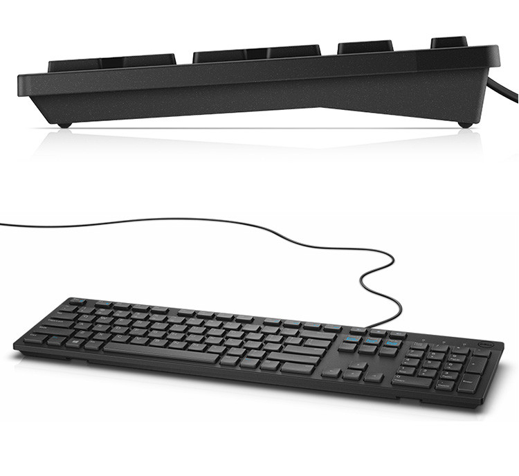 （DELL） KB216 多媒体 办公 有线键盘（黑色）