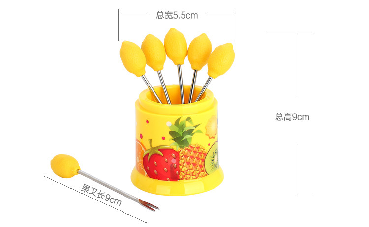 美厨（maxcook）水果叉 MCAC-11 （可爱 收纳方便 可反复使用）（不支持邮乐卡支付）