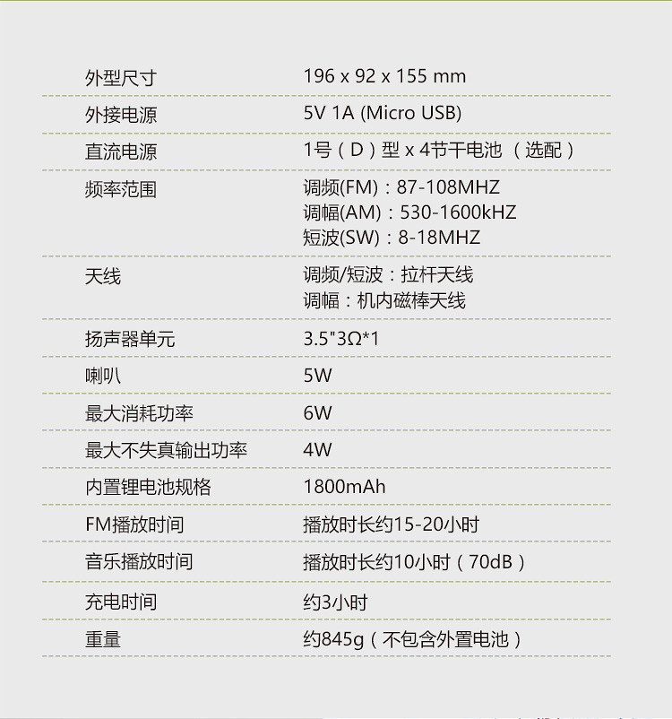 月光宝盒 S10 黑色 全波段插卡收音机播放器蓝牙音箱老人便携式（不支持邮乐卡支付）