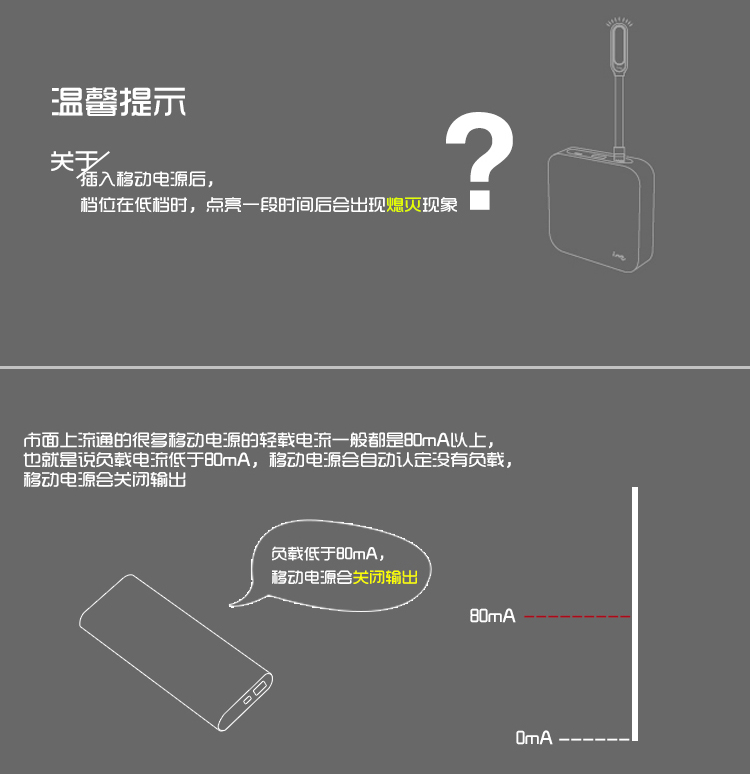 幻响（i-mu） LED触控阅读灯 USB接口 D1