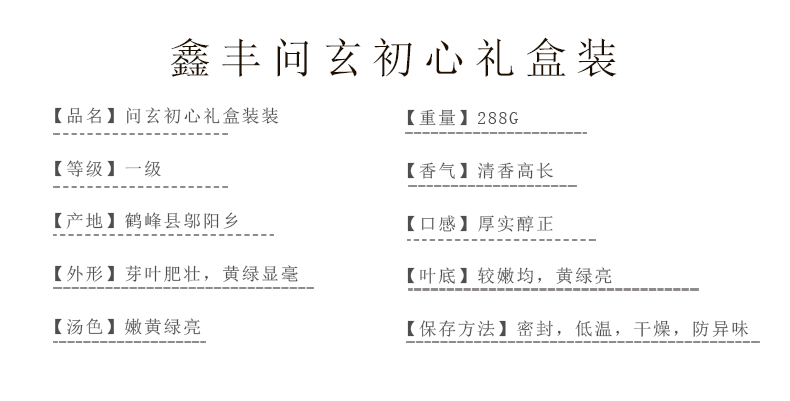 【邮政扶贫】问玄2022年新茶绿茶鑫丰·初心条形288g