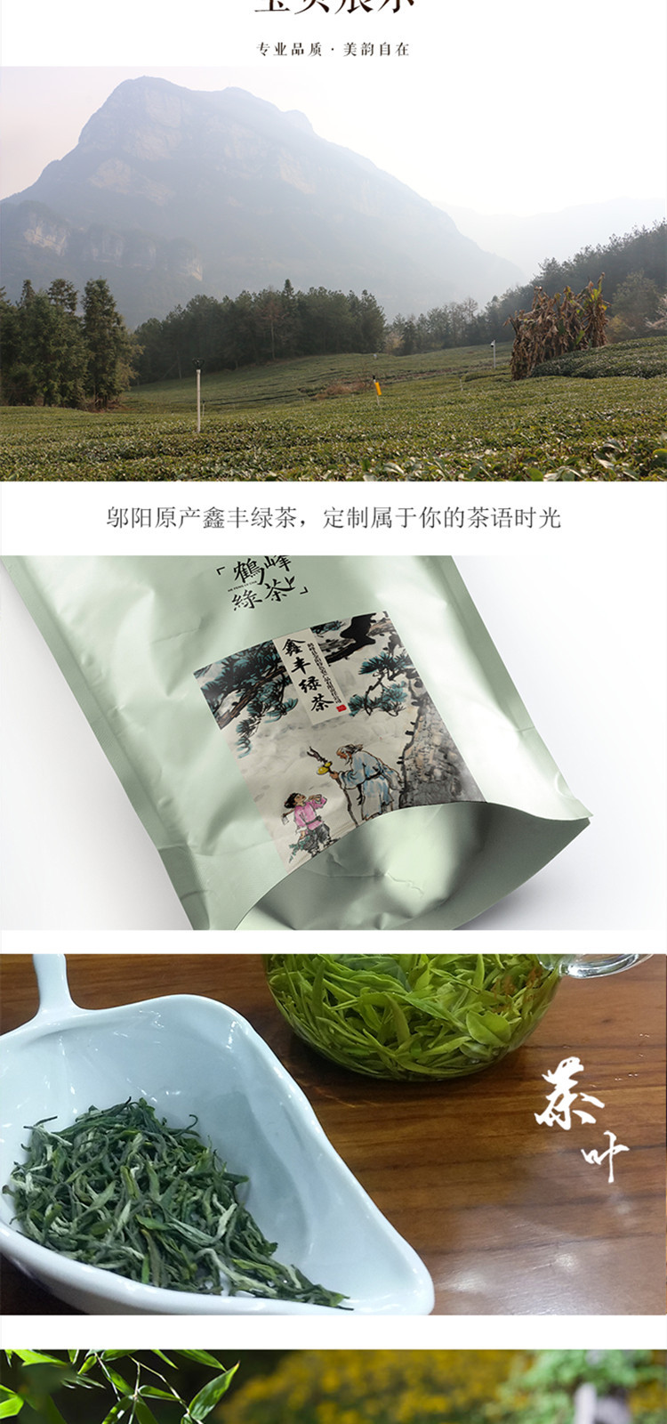 【邮政扶贫-恩施】问玄2020年新茶绿茶鑫丰·初心袋装200g