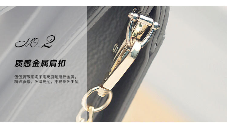 2016新款名媛小香风单肩包 韩版时尚手提斜跨包大容量高档女包包