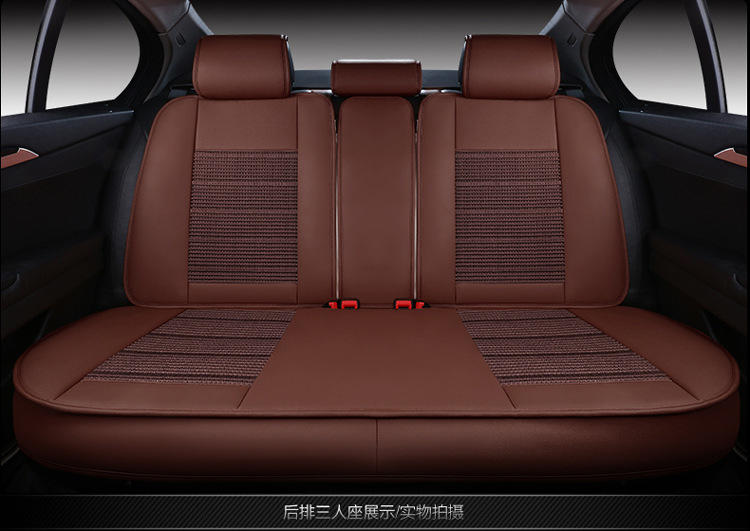 BX1611款3D皮冰丝腰靠款汽车坐垫 夏季新款座垫座套饰品用品