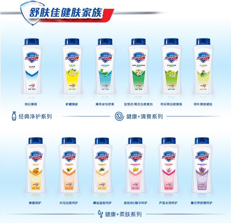 【实惠套装】舒肤佳沐浴露柠檬清新720ml+益达酷白清爽牙膏200g两支装（随机送2支牙刷）