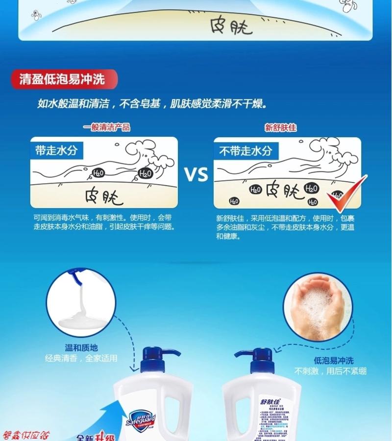 舒肤佳纯白清香沐浴露1000ml