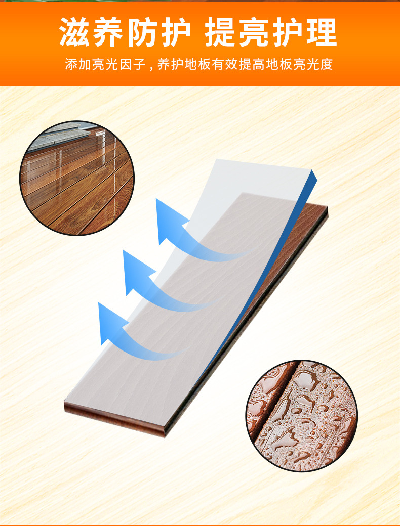 亮晶晶地板清洁剂柠檬清新香型 1.5kg