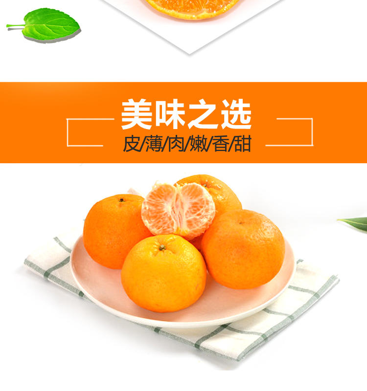 宜昌三峡特产] 蜜橘买2斤送3斤装皮薄味甜