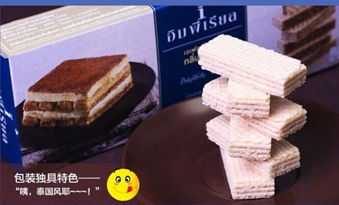 【泰国原产地进口】帝皇牌意大利蛋糕味夹心威化饼干100g