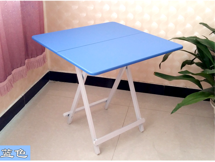 简易折叠桌便携式正方形折叠餐桌小户型家用吃饭桌子