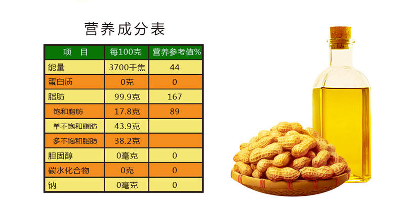 550ml仁常原榨特纯花生油