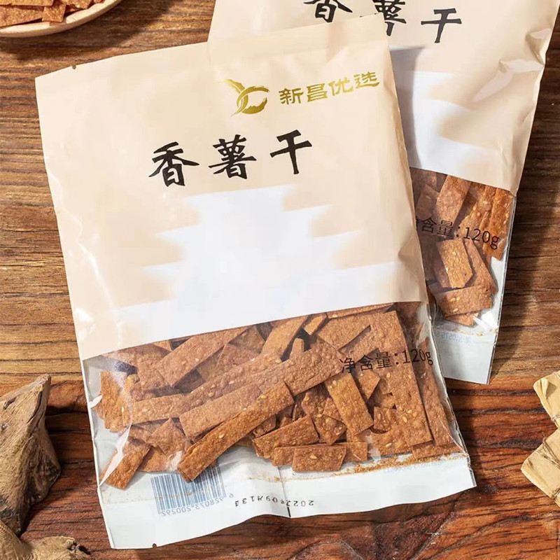 农家自产 【新昌优选】香薯芝麻干地瓜片零食浙江新昌特产120g *2袋