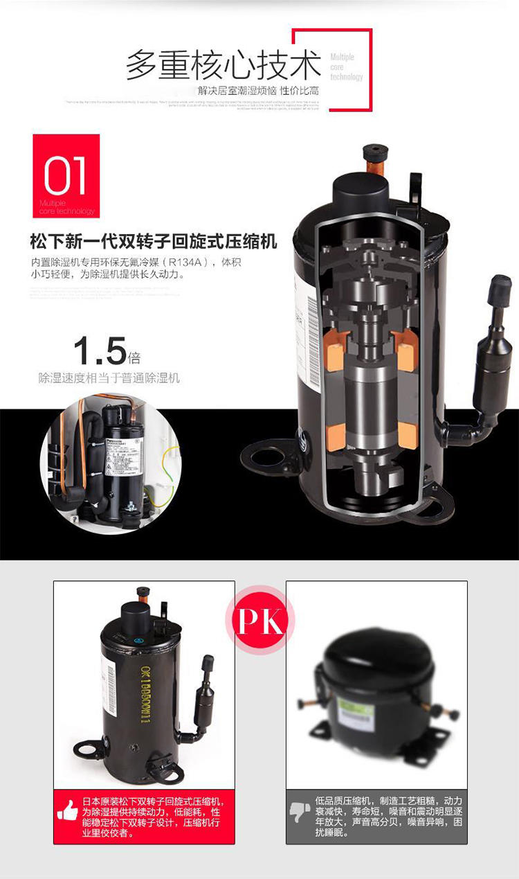 AIRPLUS（艾普莱斯）AP20-201EE 除湿机 家用干衣机 抽湿机 抽湿器 干燥机吸湿器