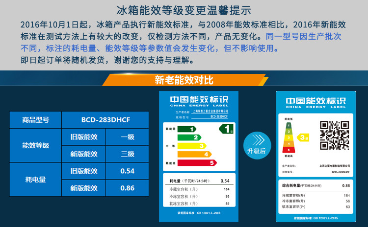 上菱 283升多门电冰箱 BCD-283DHCF 三温区  时尚金色面板 晒单送6年保修