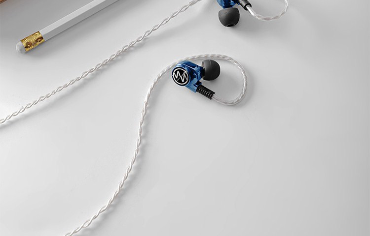 脉歌/MACAW 可拔插可换调音嘴圈铁HIFI耳机 入耳式耳机GT600s  pro 冰蓝色