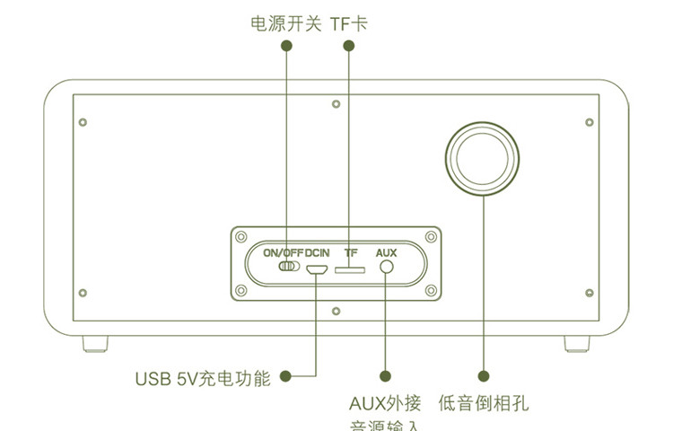 HYUNDAI 韩国现代HY-20家居蓝牙音箱