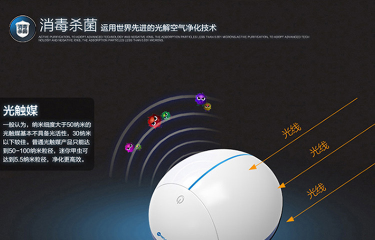 魔光球/Magiclight ball    迷你甲虫车载空气净化器   MINI甲虫