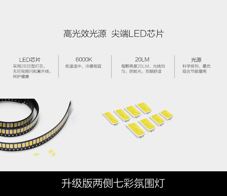 漾美 LED-七彩台灯