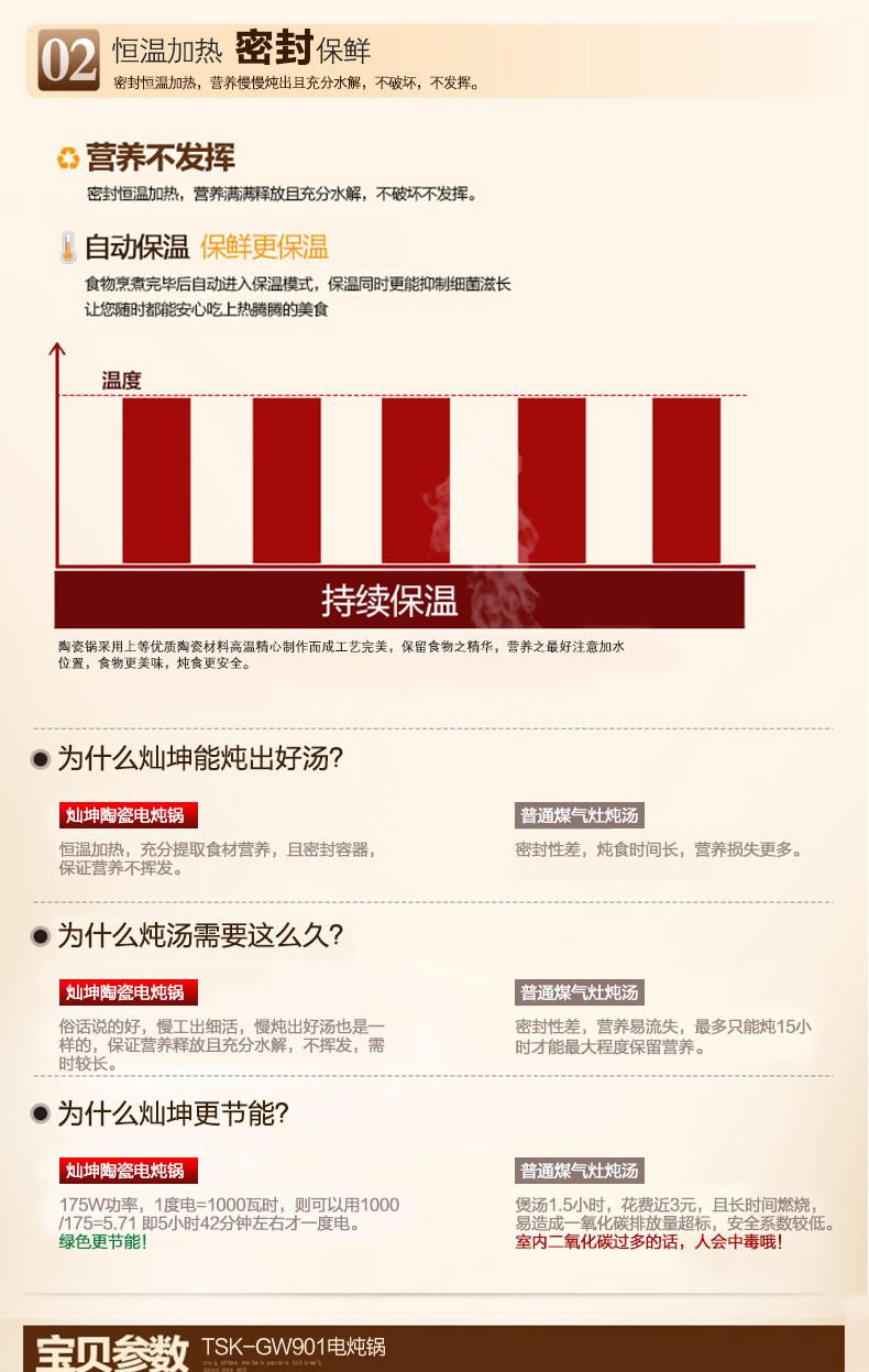 灿坤EUPA 电炖锅