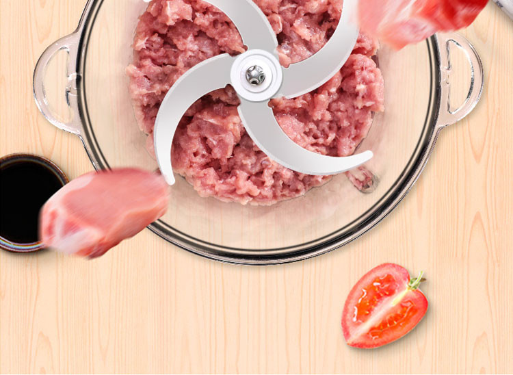 苏泊尔/SUPOR绞肉机家用电动 不锈钢多能料理机 绞馅机碎肉打肉机切菜搅拌机JR05