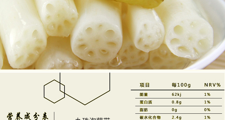 【仙桃馆】九珠泡藕带酸辣泡椒藕尖400g下饭菜藕带泡菜酸菜