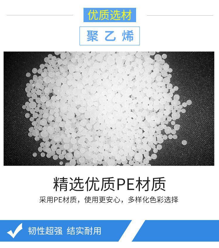 家易点 全新料一次性 5连卷垃圾袋45*50cm平口收纳袋断点式塑料袋