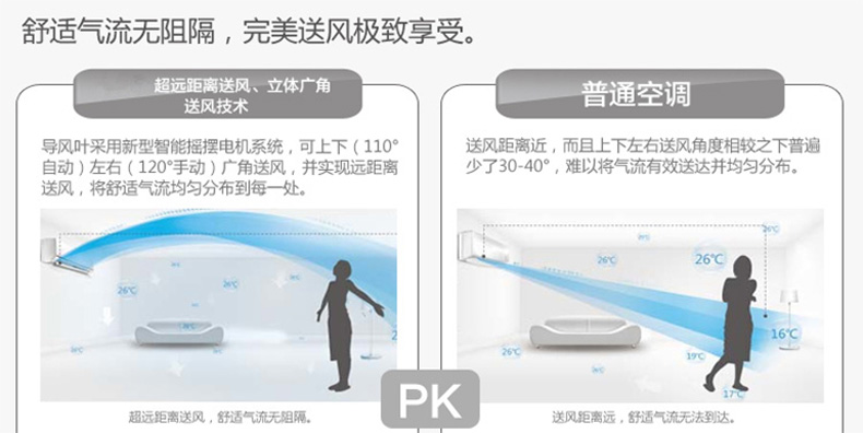 Midea/美的 KFR-26GW/BP3DN1Y-CE(B2)制热王全直流变频香槟金空调