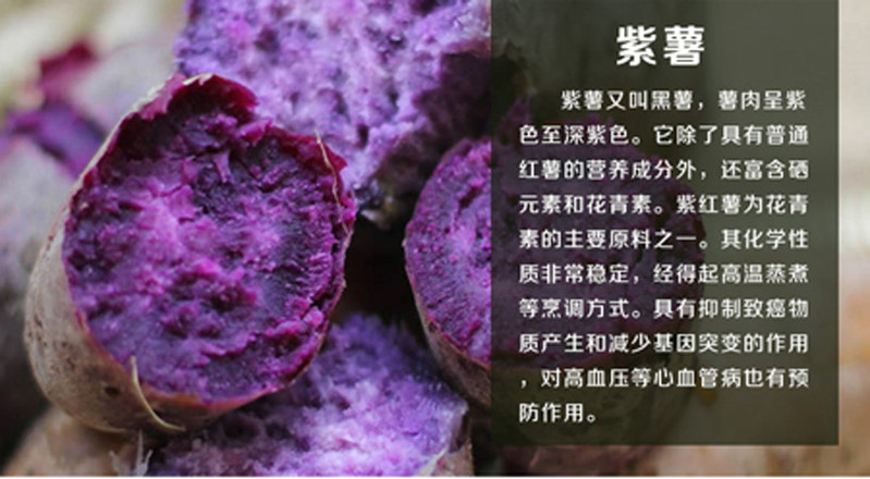 越南进口珍珠紫薯 5斤装 香甜粉糯