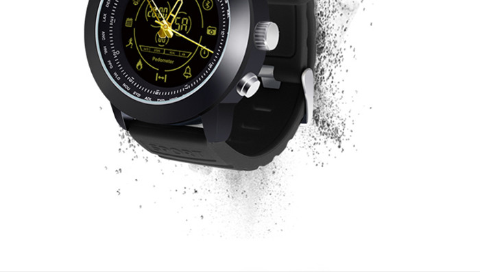 纽曼Newmine 蓝牙智能手表运动手环男士时尚商务防水手表 DX18