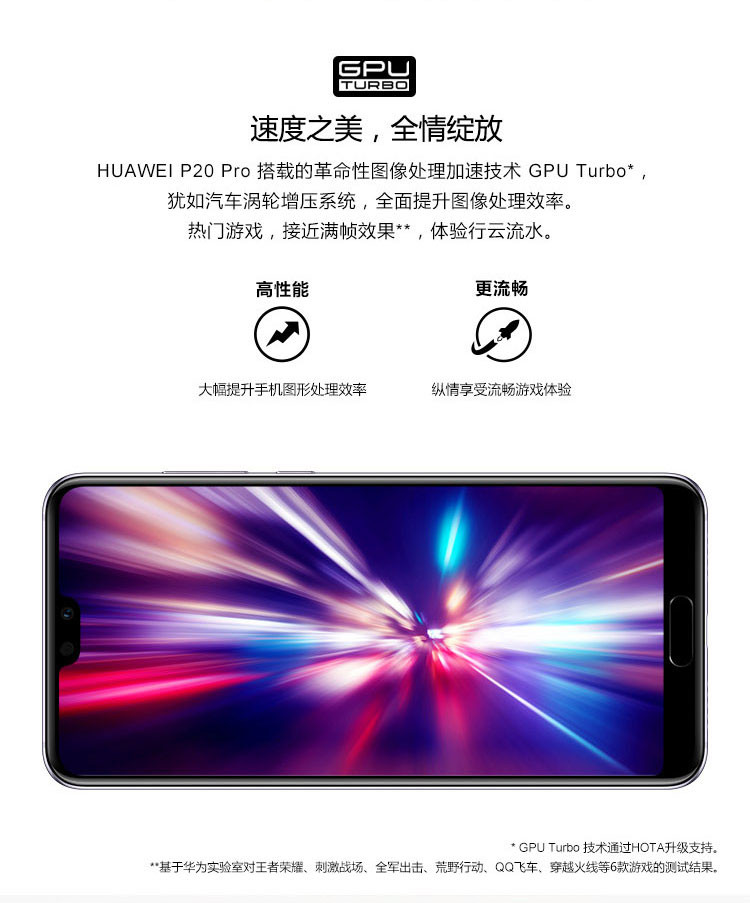 华为/HUAWEI P20Pro全面屏徕卡三摄游戏手机6GB+64GB