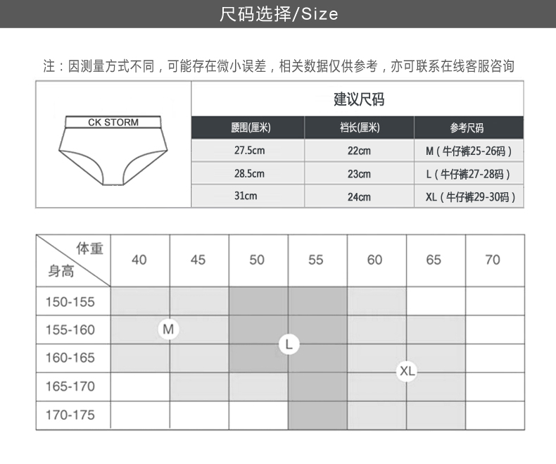 CK STORM 商场同款 情侣内裤 四条礼盒装