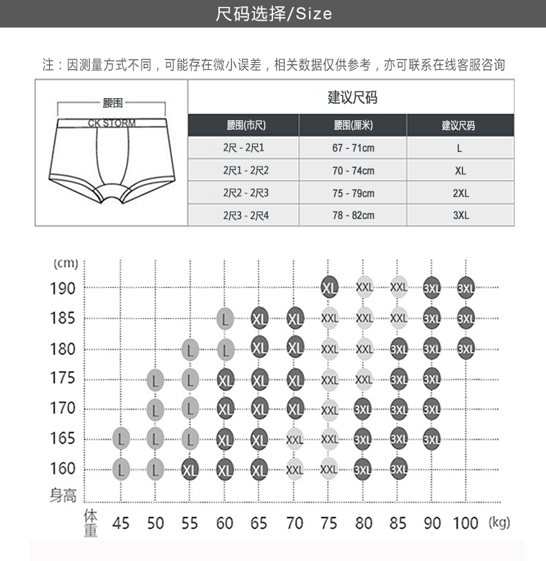 CK STORM 商场同款 情侣内裤 四条礼盒装