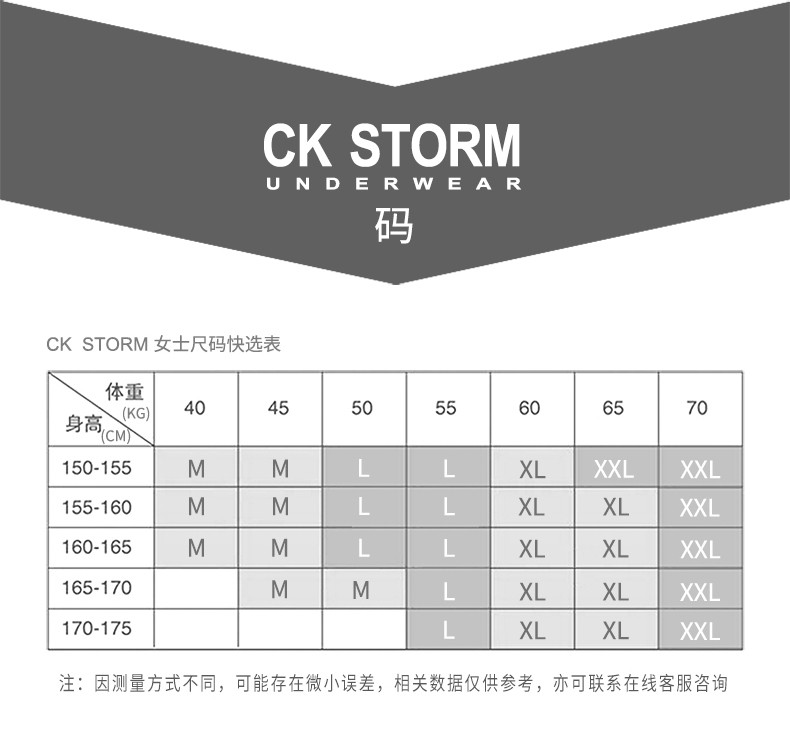 CK STORM 女士内裤三角裤 80S莫代尔舒适无痕纯色商场款 6条礼盒装