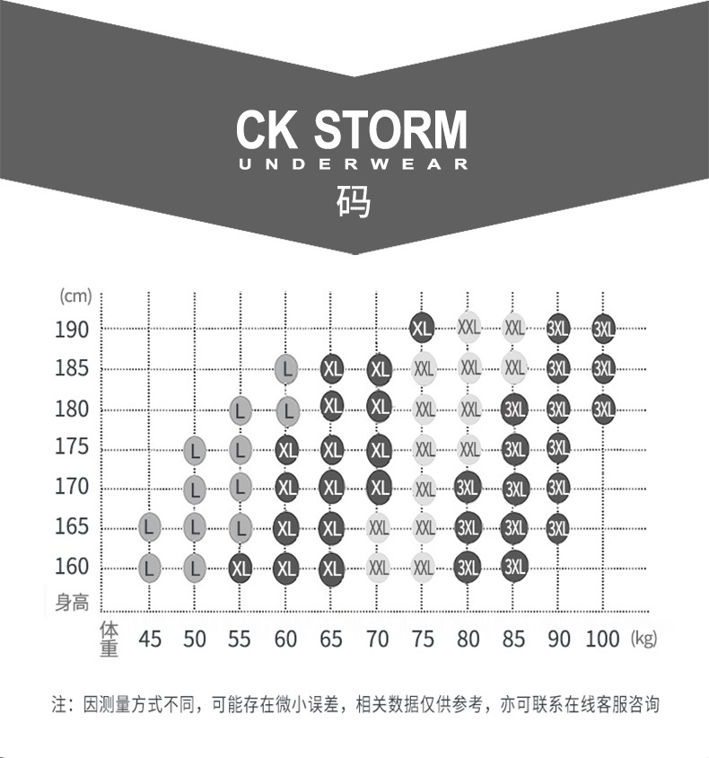 CK STORM 男士内裤平角裤 商场同款无痕速干U凸囊袋ck风暴系列