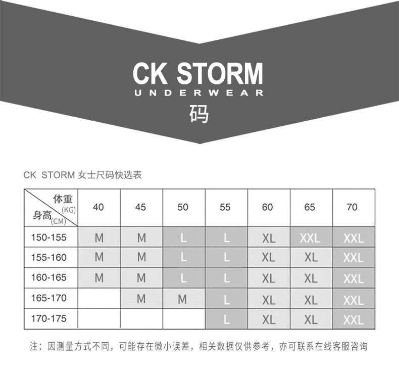 CK STORM 女士内裤 商场同款精梳棉三角裤 3条礼盒装