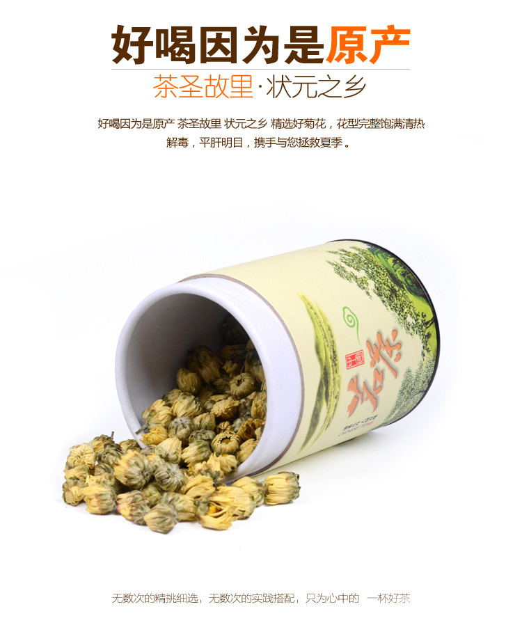 茗茶特产专供胎菊小礼盒装  送礼是不错的选择 厂家直供2016年新货