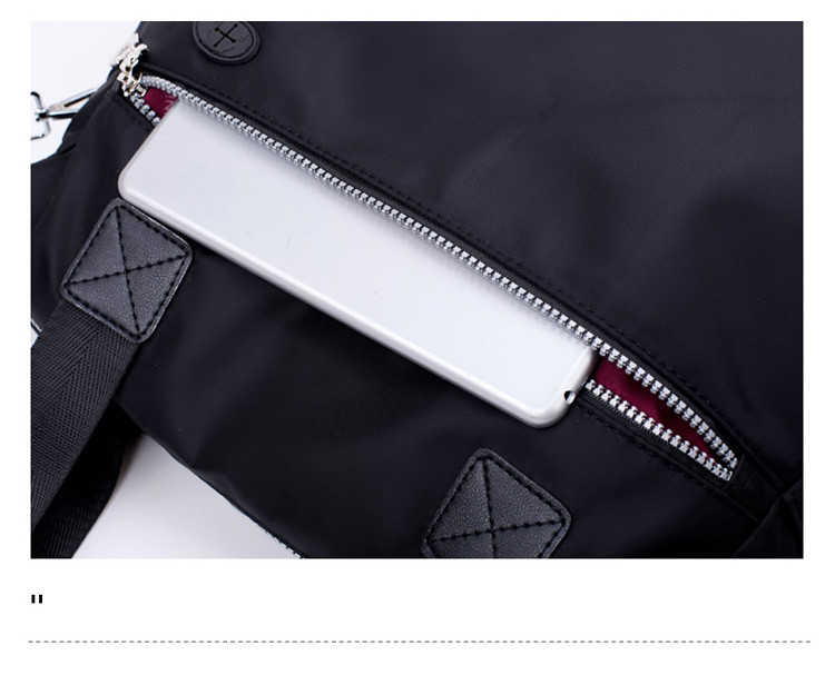 迪阿伦 民族风中年妈咪包牛津纺刺绣手提包大容量单肩斜跨包防水尼龙包