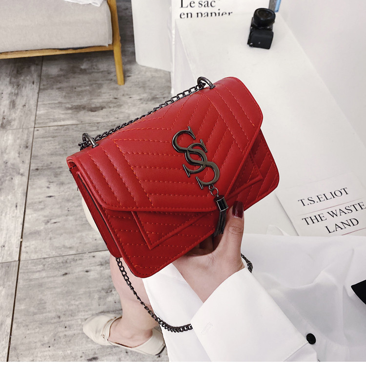 迪阿伦 夏季女包网红同款包包女包2020流行新款潮韩版斜挎包链条包时