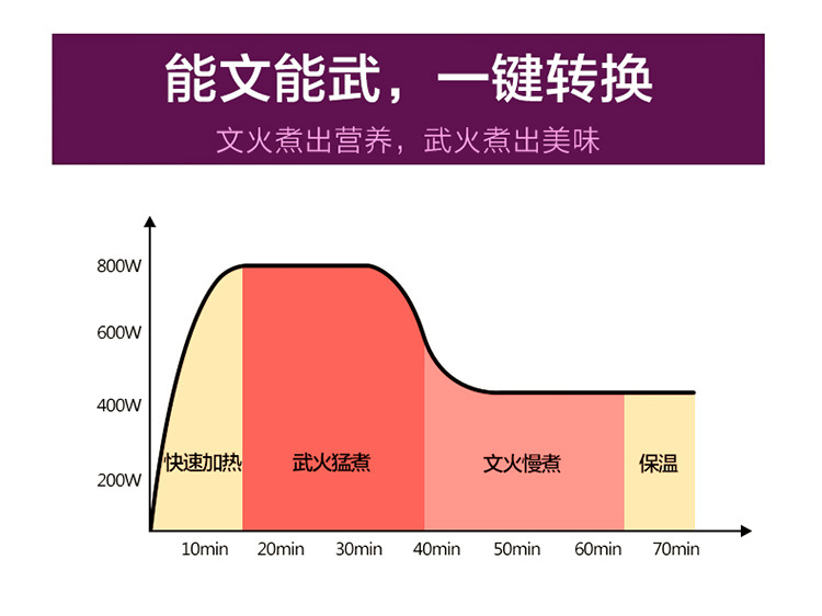 Yoice/优益 Y-YSH6 养生壶 多功能玻璃壶花茶中药壶