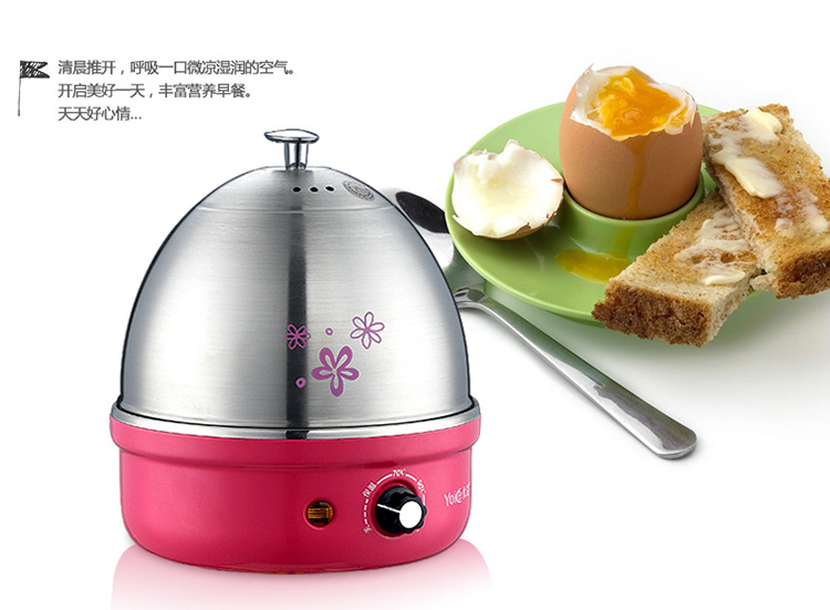 新品 优益 Y-ZDQ6全不锈钢煮蛋器  家用多功能 可煎蛋