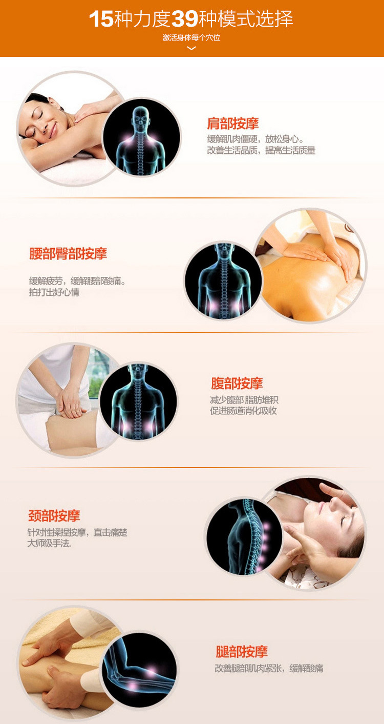 肩颈乐捶打按摩披肩电动背部全身按摩器NBC-J109H