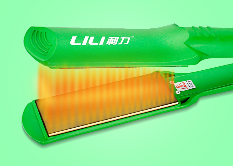 LILI/利力钛金板直发器 玉米须夹玉米烫夹板 温控不伤发直发器